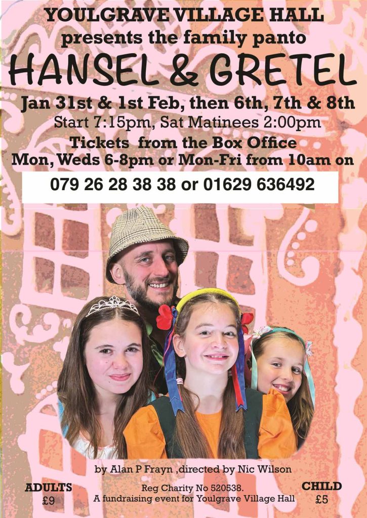 A flyer for a panto